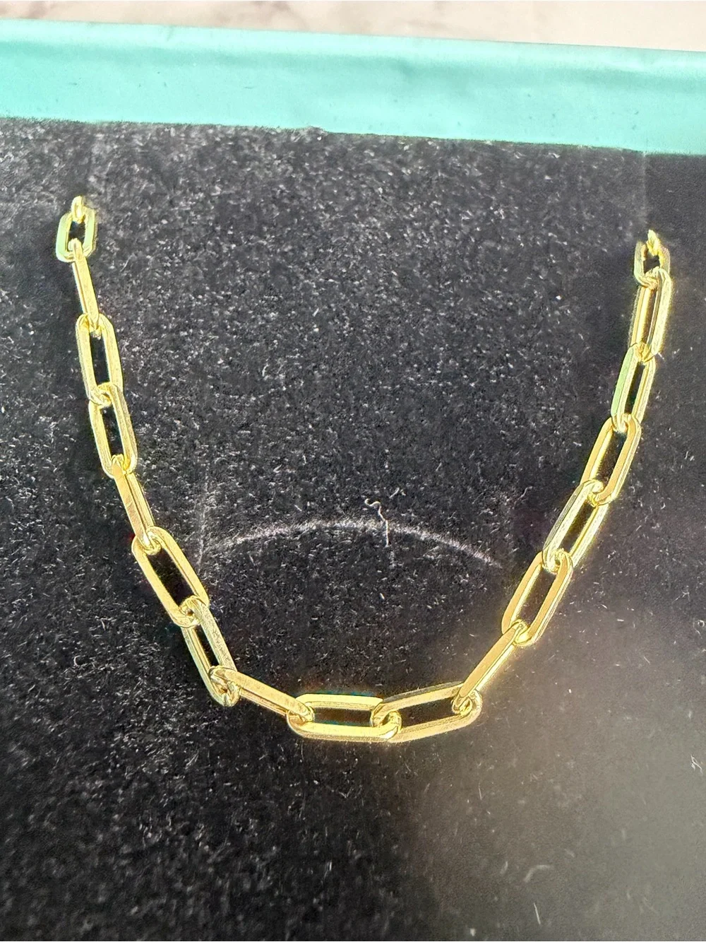 Gold Paperclip Bracelet